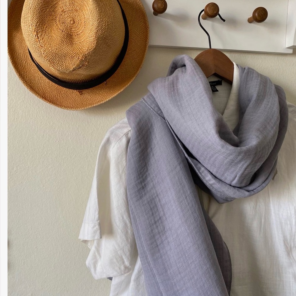 Quince Muslin gauzy wrap swaddle throw